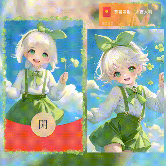 [情侣系列] 四叶草情侣/女/新版动态/hs