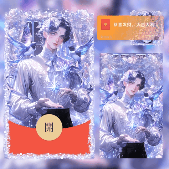 [情侣系列] 紫色浪漫情侣/男/新版动态/LM