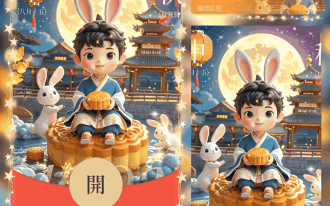 [中秋系列] 中秋美满男款/中秋节快乐/n