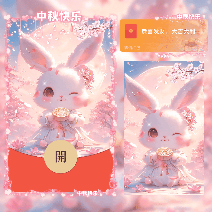 [中秋系列] 中秋快乐/新版动态/中秋节/n