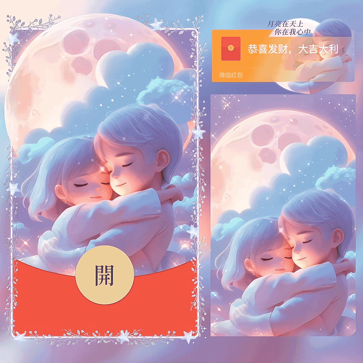 [中秋系列] 月亮在天上，你在我心上/新版动态/yc