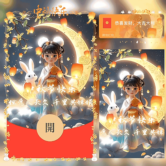 [中秋系列] 中秋节快乐 /新版动态bz