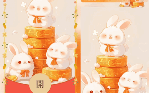 [中秋系列]可爱小白兔 /ᥫᩣ