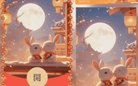 [中秋系列] 中秋情侣兔 / 但愿人长久 千里共婵娟