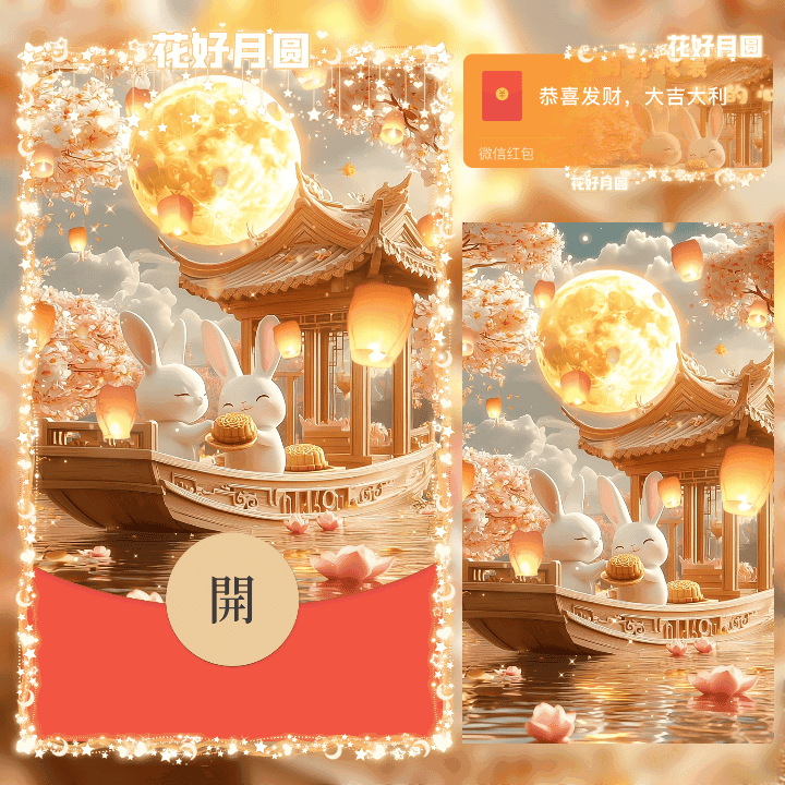 [中秋系列] 月亮代表我的心/中秋节快乐/n