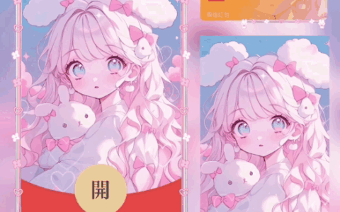 [少女系列] 可爱兔耳朵女孩/新版动态bai