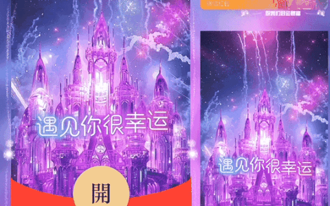 [烟花系列] 幸运城堡烟花 /新版动态bz