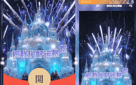 [烟花系列] 好运暴富烟花城堡 /新版动态bz