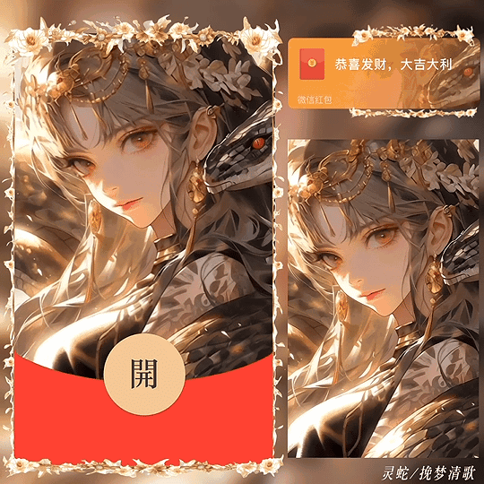 [蛇年封面] 灵蛇 挽梦清歌 /新版动态bz