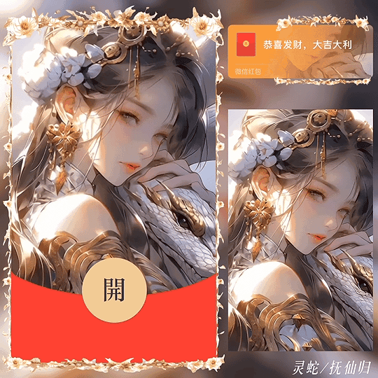 [蛇年封面] 灵蛇 抚仙归 /新版动态bz