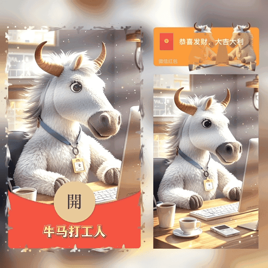 [趣味系列] 牛马打工人/tao
