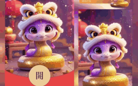 [蛇年大吉] 好运加满蛇宝/新年快乐/bao