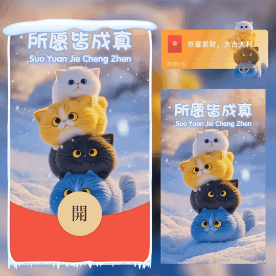 [卡通系列] 叠叠猫/新版动态/ln