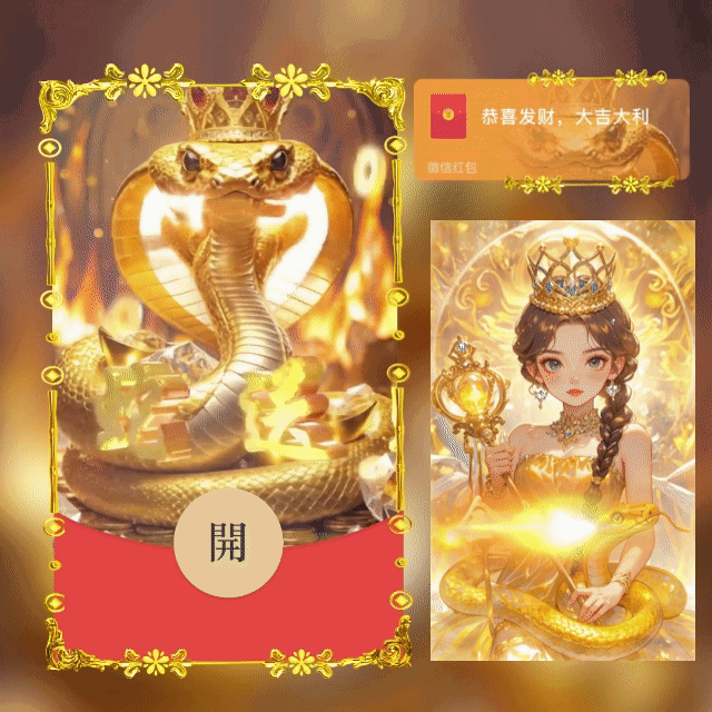 [蛇年大吉] 金蛇送财/2025蛇年大吉tt