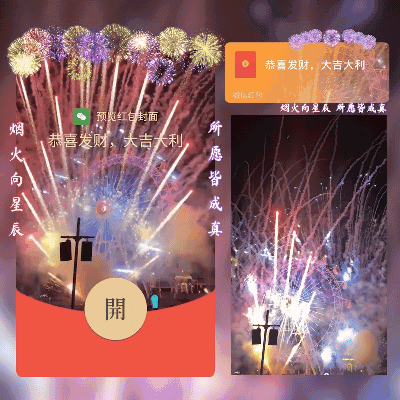 [烟花系列] 粉色摩天轮烟花/wxx