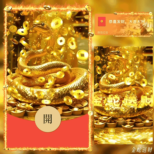 [蛇年封面]金蛇送财 新版动态/bz
