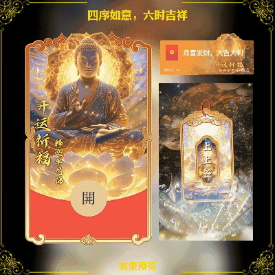 [见佛好运] 佛：四序如意，六时吉祥