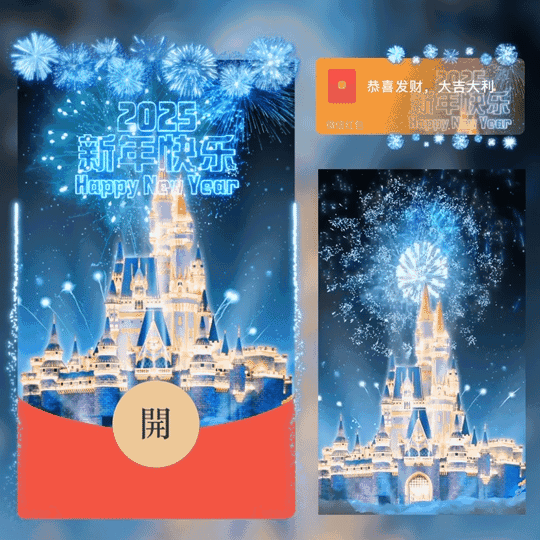 [烟花系列] 2025新年快乐烟花/动态/LM