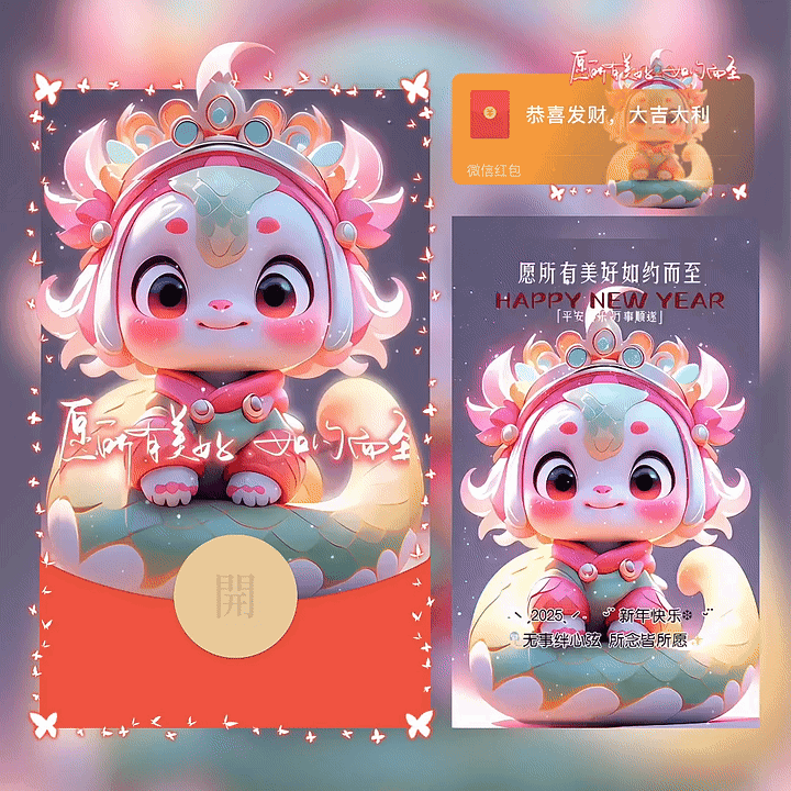 [蛇年大吉] 美好小蛇/新版动态/yc