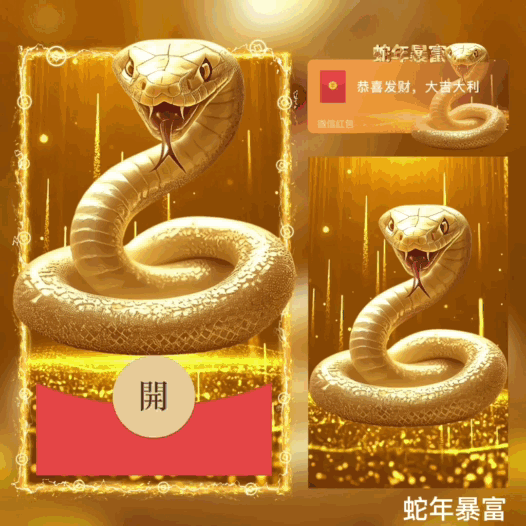 [暴富系列]蛇年暴富/新版动态/bai