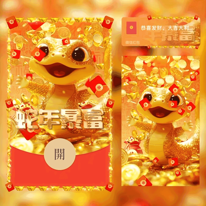 [暴富系列]蛇年暴富/新版动态/Y
