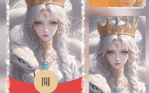 [蛇年大吉]皇冠白蛇圣女/动态/bai