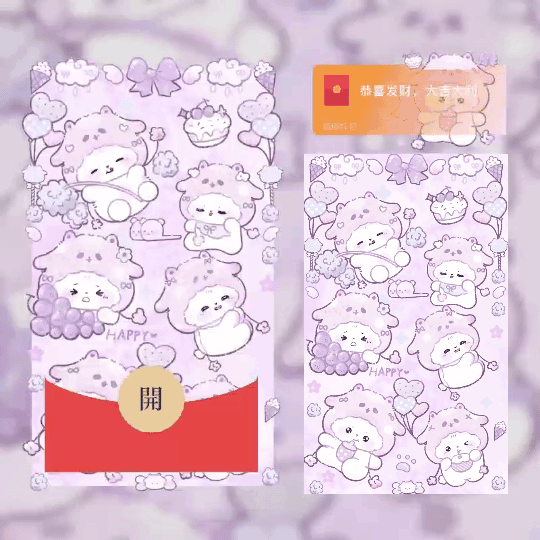 [卡通系列]紫色小熊