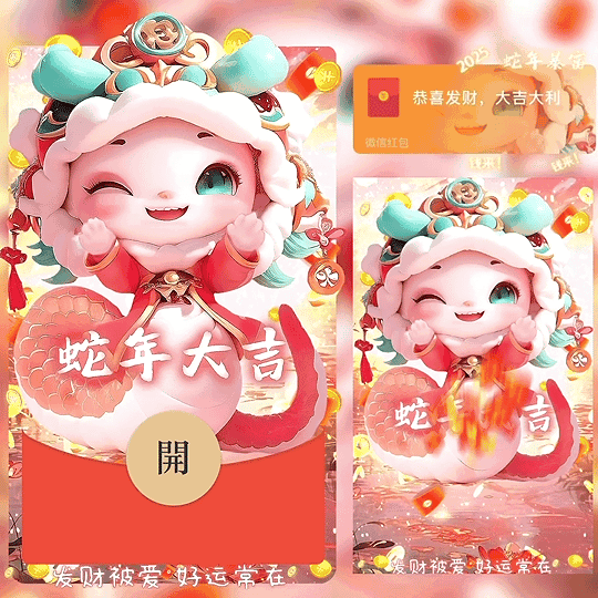 [蛇年大吉]2025蛇年大吉 /新版动态bz