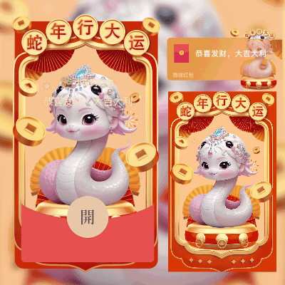 [蛇年大吉]蛇年行大运/didi