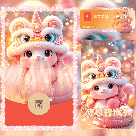 [蛇年大吉]所愿皆成真/蛇年/新版动态/n