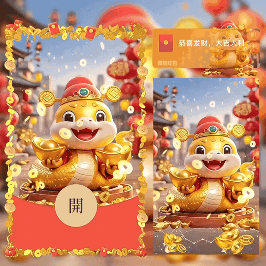 [蛇年大吉]所愿皆成真/蛇年/新版动态/n