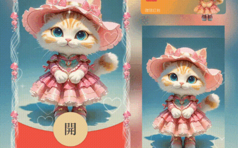 [卡通系列]可爱猫咪/新版动态/xn