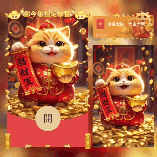 [暴富系列] 招财猫/新版动态/bao