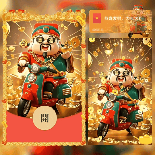 [新年系列] 你要发财啦/财神/暴富/wl