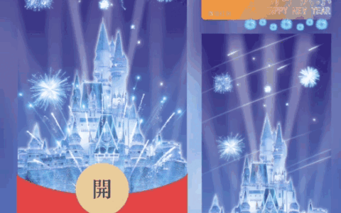 [烟花系列]2025新年快乐/流星烟花城堡/bao