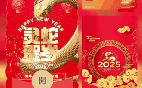 [蛇年系列]灵蛇贺岁/2025新年快乐/bao