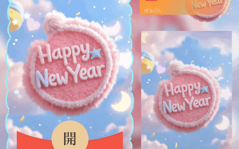 [新年系列]毛茸茸新年快乐/ln