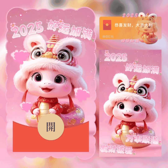 [蛇年系列]2025好运加满/蛇年/wl