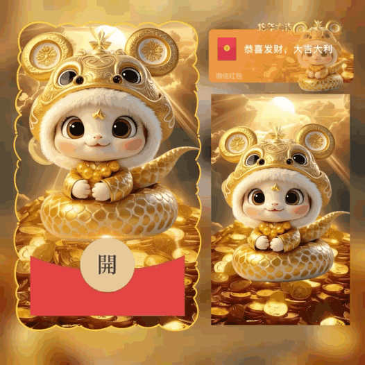 [蛇年系列]蛇年大吉/新年快乐/bao