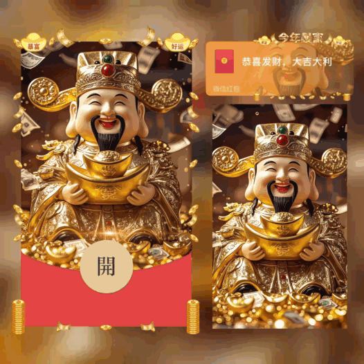 [暴富系列]今年暴富/财神到/bao