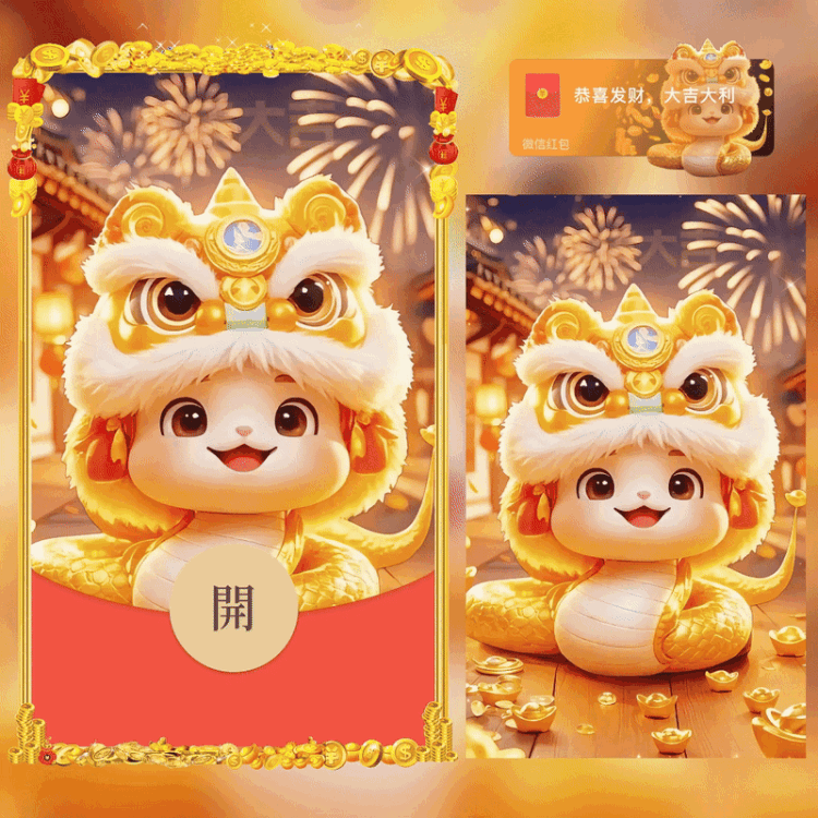 [蛇年系列]2025蛇年大吉/动态/ww