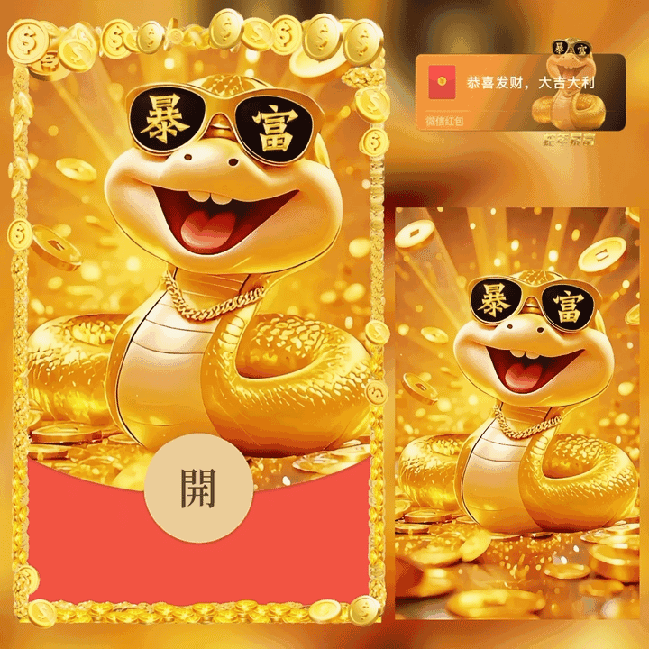 [蛇年系列]2025蛇年暴富/动态/ww