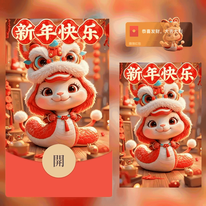 [蛇年系列]2025新年快乐/动态/ww