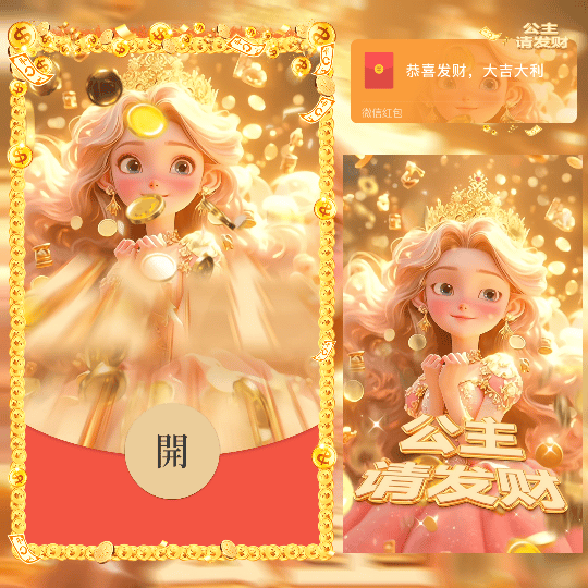 公主请发财/N