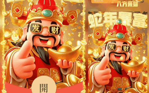 蛇年暴富八方来财/动态/ww