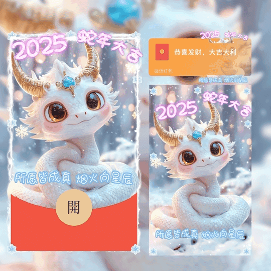 2025蛇年大吉 所愿皆成真