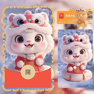 蛇年大吉/胖墩墩/可爱蛇宝宝