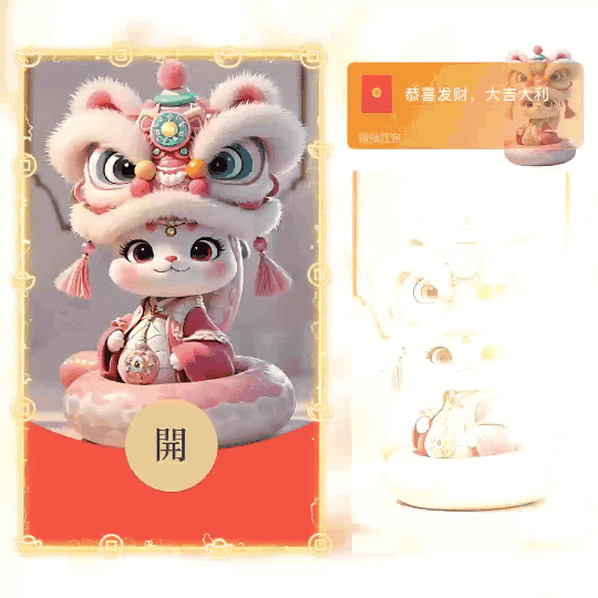 蛇年顺遂小粉蛇/新年动态/ln