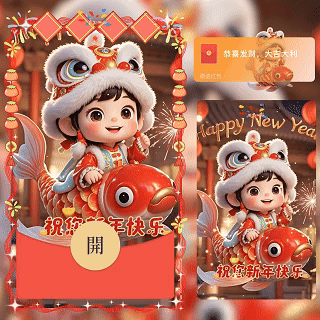 锦鲤附体/新年快乐