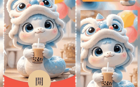 蛇年大吉/奶茶蛇/新版动态/yu